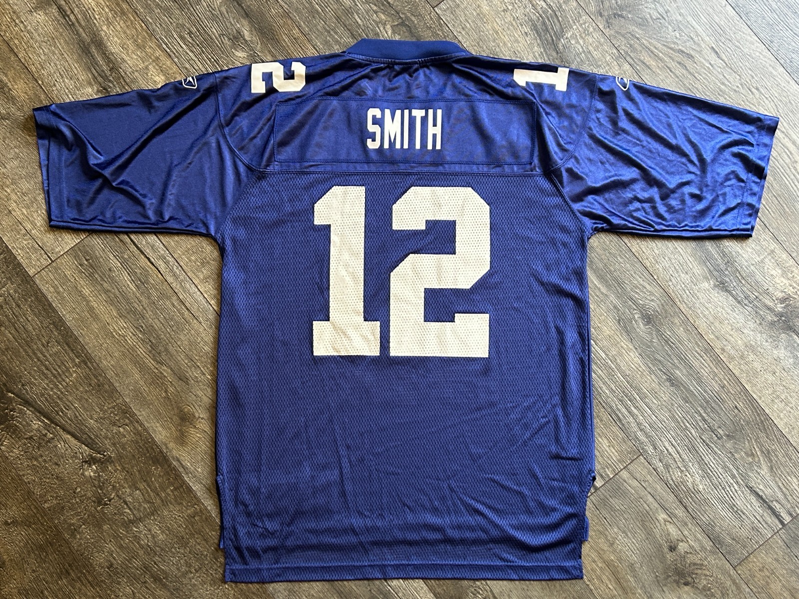 STEVE SMITH #12 Football Jersey New York Giants LARGE NFL Reebok On Field