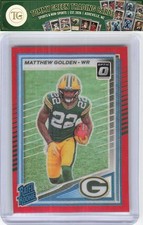 2025 Donruss #311 Matthew Golden Press Proofs Red