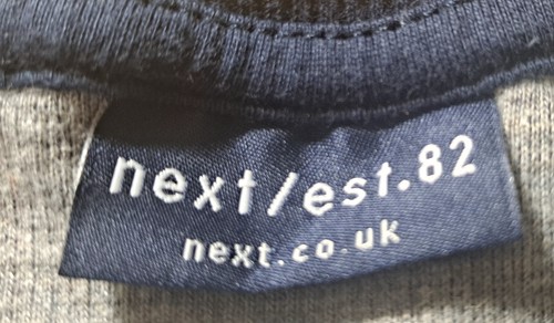 Next/UK Preppy Boys Navy Cotton Striped Sweater sz 4yrs 104cm - Picture 4 of 12