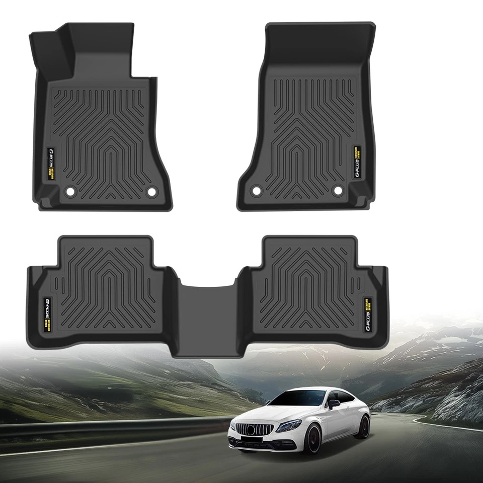 Tapetes forros TPE aptos para Mercedes-Benz Clase C 2015-2021 sedán todo tipo de clima Foto 2 de 4