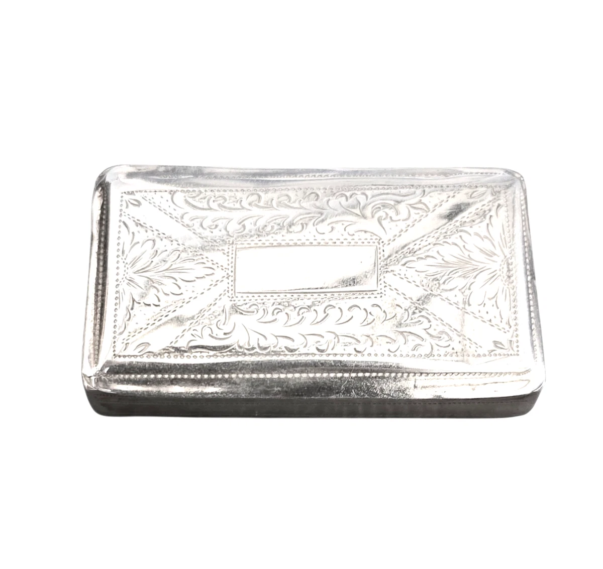 シルバーの入れ物⭐︎アンティーク 英国アンティーク SS(スターリング・シルバー）＆ CUT GLASS TRINKET
