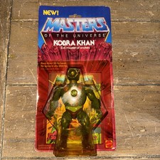 MOTU VINTAGE KOBRA KHAN Masters of the Universe MOC sealed He-man