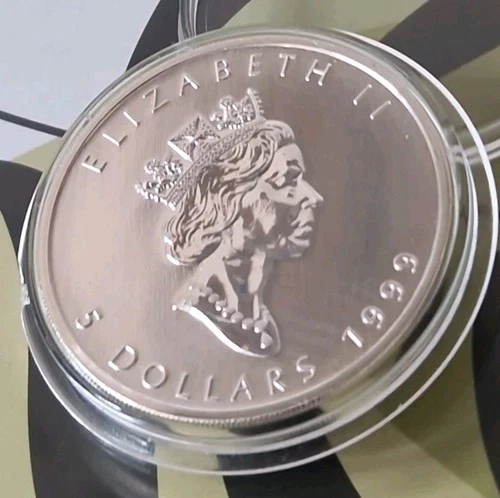1999 Canadian Silver Maple Leaf 1 oz — photo from the most recent tracked eBay sale