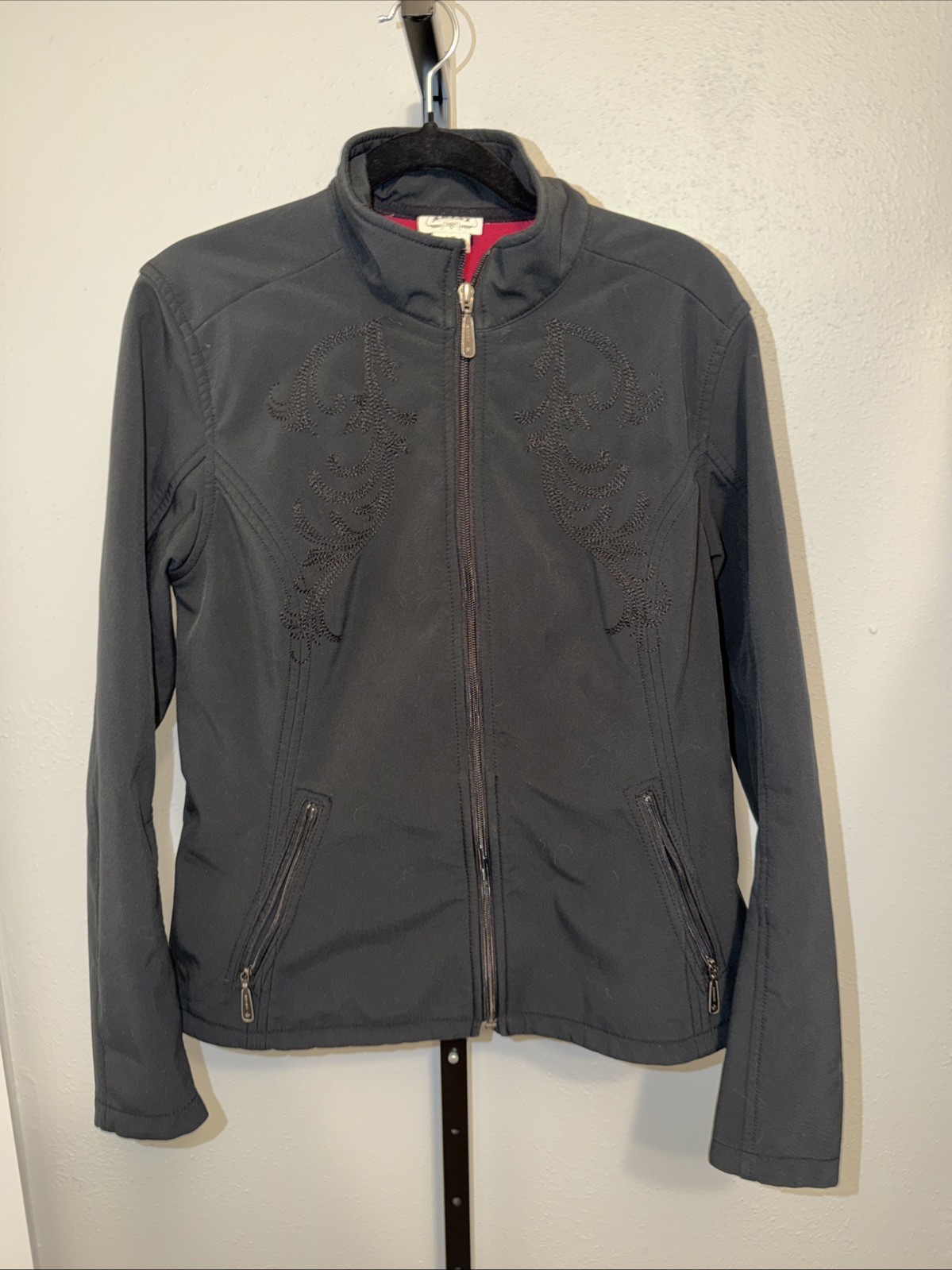 Ariat Jacket Womens Large Black SoftShell Western… - image 5
