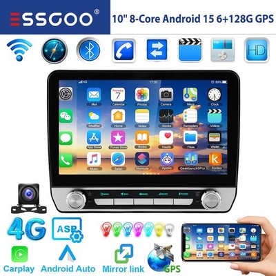 128G Android 15 Autoradio Für Audi A4 8E 8H B6 B7 2000-2009 Carplay GPS Navi KAM