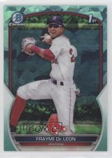 2023 Bowman Sapphire Edition Chrome Prospects Aqua 11/55 Fraymi De Leon 0o6v