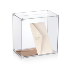 10x10x618 Large Clear Acrylic Wedding Card Box, DIY, Party, Graduation, Gift