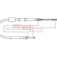 Metzger 1281P2 Seilzug Feststellbremse FüR Fiat Punto 176