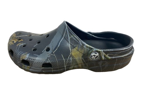 Crocs Classic Realtree Camo Clog Sandal Shoe Slip On M 8 W 10 - Picture 6 of 9
