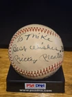 Mickey Mantle Signed Baseball PSA/DNA