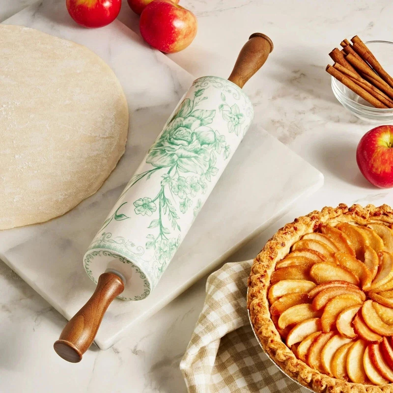 Pioneer Woman Agatha Olivewood Rolling Pin