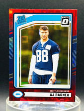 AJ Barner, RC -RATED ROOKIE RED PANDORA - 2024 Panini Donruss #367 - Seahawks