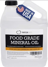 New 128oz Food-Grade Mineral Oil – Wood Cutting Board & Butcher Block Conditione