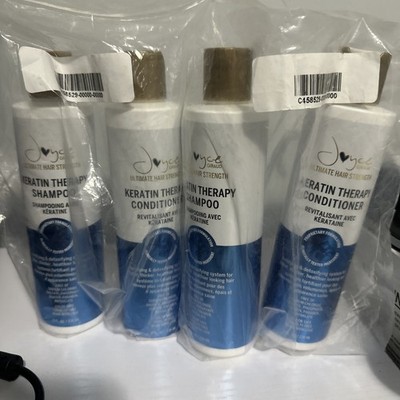 Lot of 2 Sets Ultimate Joyce Giraud Keratin Therapy Shampoo & Conditioner