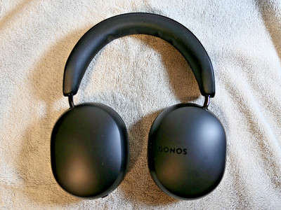 Sonos Ace Noise-Cancelling Wireless Over-Ear Bluetooth Headphones Black, VG/EX