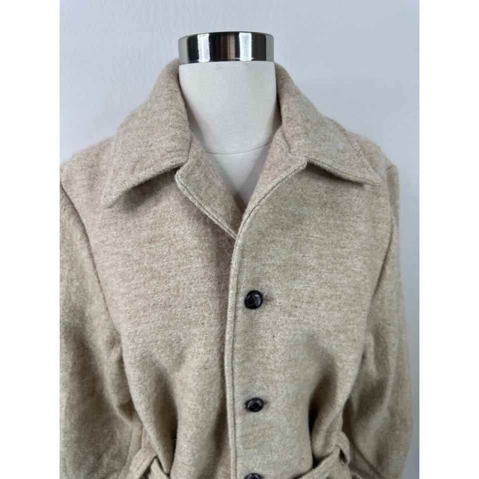 Abrigo de mujer vintage Amana 85 % lana longitud media talla S Foto 2 de 4