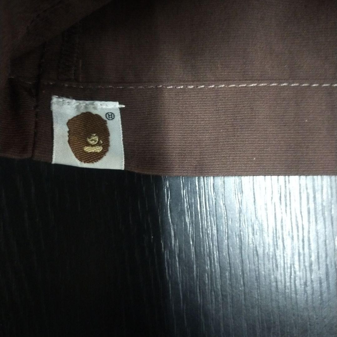 A Bathing Ape Nylon Cotton Straight Work Pants Brown L Waist 86cm BA0226170 thumbnail 8
