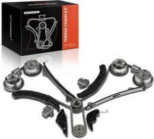 A-Premium 20-PC Engine Timing Chain Kit W/Sprocket & Tensioner Guide for Hyundai