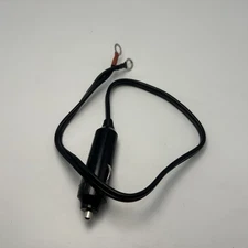 12V DC Car Lighter Adapter to Ring Terminal Cable – Battery Charger Wire