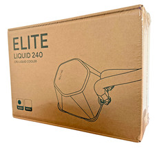 Cooler Master Elite Liquid 240 ARGB AIO CPU Liquid Cooler Black - New / Sealed