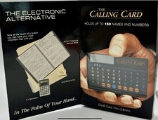 New The Calling Card (VINTAGE 1986) The Electronic Little Black Book