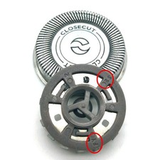 3x Replacement Shaver Heads Cutter for Philips Norelco HQ56 HQ55 HQ4 HQ3 Razor 2.04 per razor