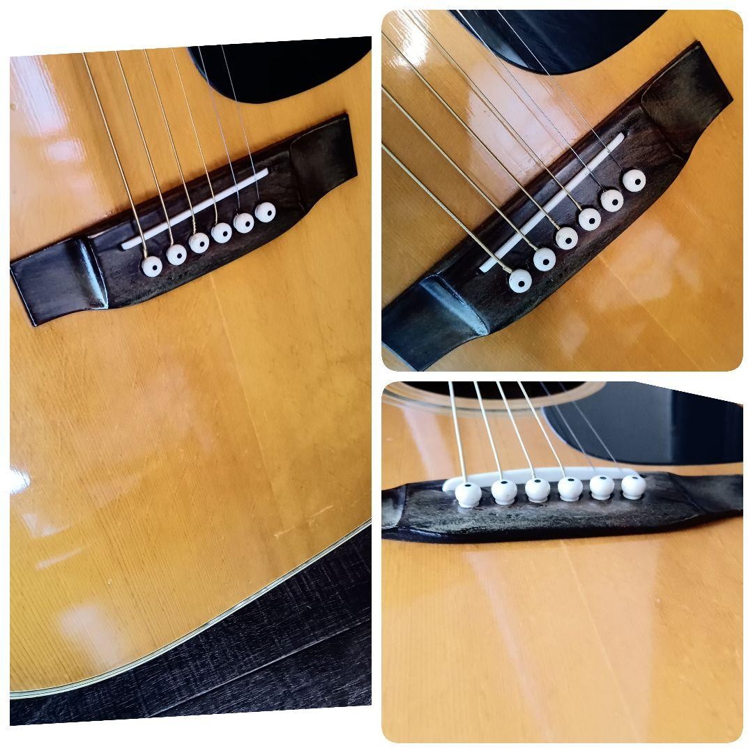 Acoustic Guitar Kiso Suzuki GH-250 Natural 1970s Made in