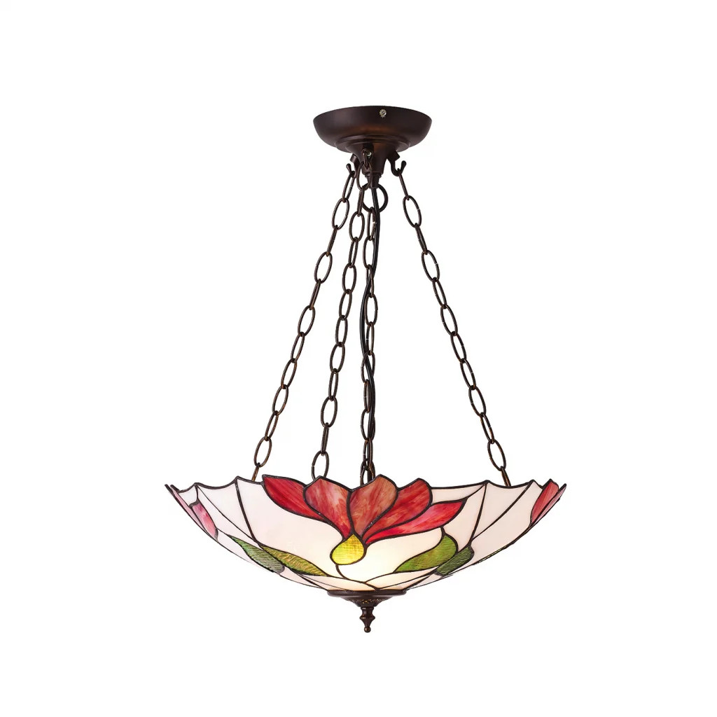 Ceiling Light Bronze Botanica 3 Dark Inverted Interiors 1900 70946