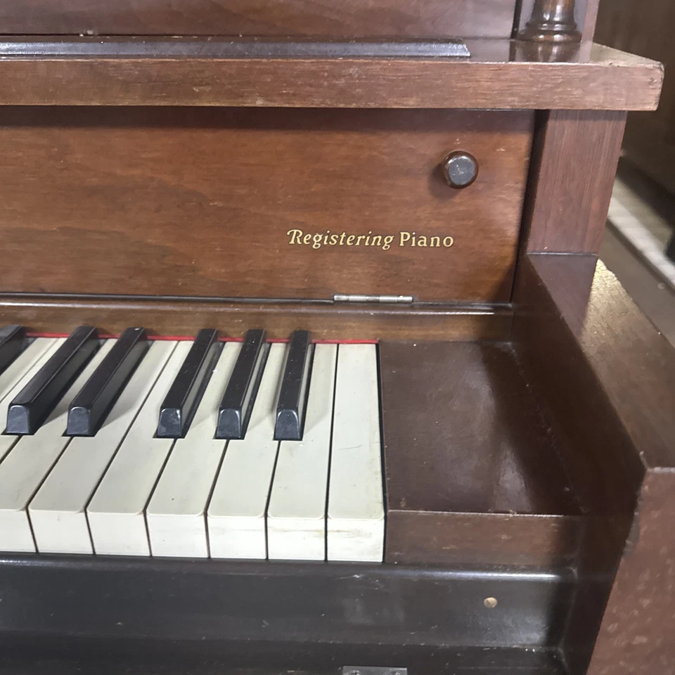 Lovely Antique GULBRANSEN Upright PLAYER PIANO - Works But Needs Some Work - Image 2 of 4