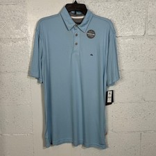 Quiksilver Waterman Men's Waterpolo Quick Dry Polo Shirt Dream Blue large 70