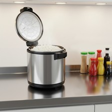 19L Rice Insulated Bucket 20Qt Stainless Steel Constant Temperature Rice Warmer