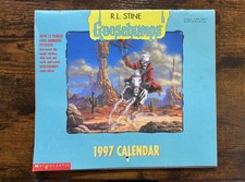 R.L. Stine Goosebumps 1997 Calendar Animated Pictures NO Magic Slide 