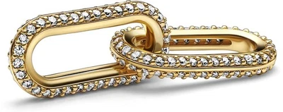 Pandora ME Styling Pavé Doppel-Link 769660C01 Anhänger - Bild 1 von 4