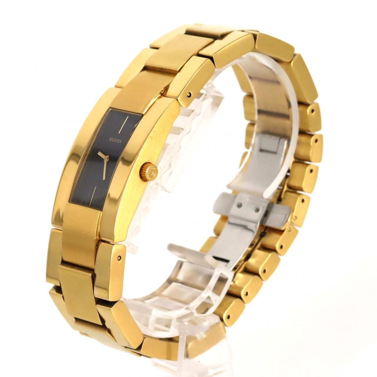 Gucci 4600M GP Men's Quartz Watch Gold Plated Used B Grade From Japan thumbnail 2