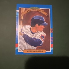 Donruss 1991 Diamond Kings Ryne Sandberg #14 Chicago Cubs 4 Purple Stripes