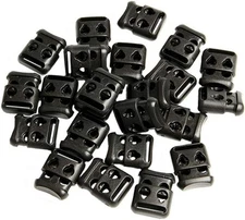 Wixine 20Pcs Shoe Lace Shoelace Buckle Rope Clamp Cord Lock Stopper Run... 