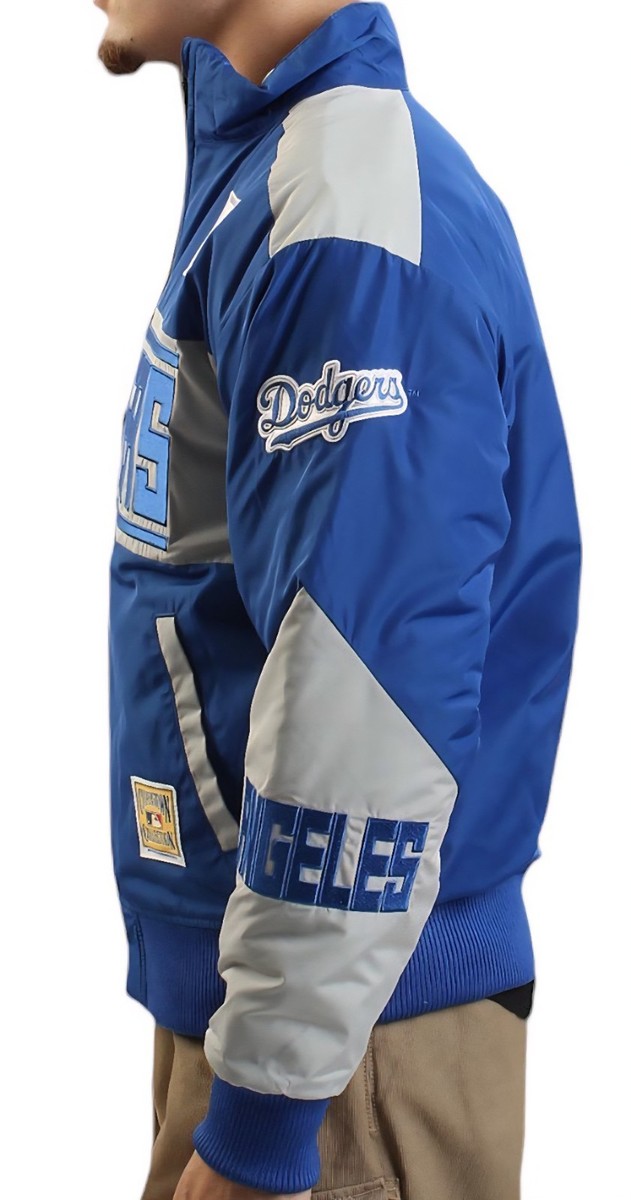 Los Angeles Dodgers MLB Speedway Blue Jacket Mitchell & Ness Sz