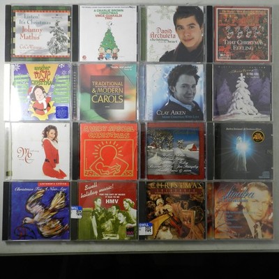 LOT of 16 Christmas Music CDs - Charlie Brown + Mariah + Sinatra + MORE!