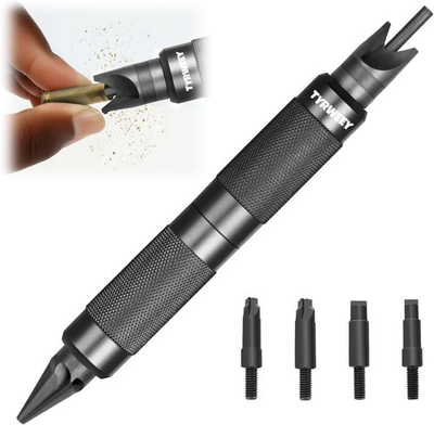 #ad Case Prep Multitool Chamfer Deburring Tools for Reloading Primer Black $23.99