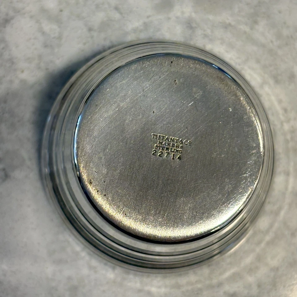 Antigo Tiffany & Co. Vidro de Tiro de Prata Esterlina / Jigger, Art Deco Pd. Raro em excelente estado usado - Imagem 3 de 4