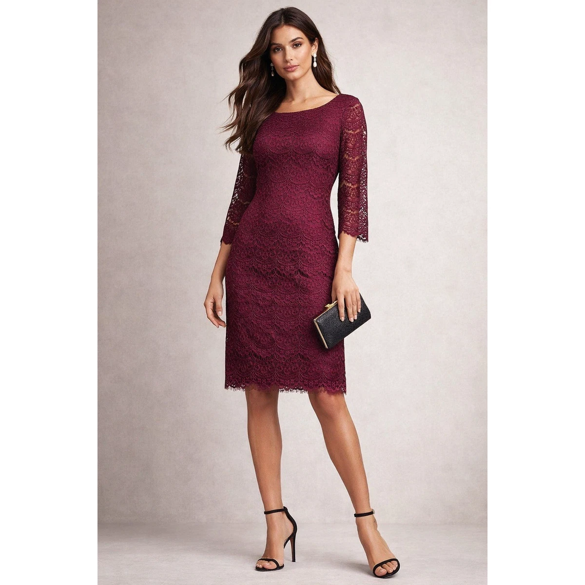 chinese dress ladies Jessica Howard Women's 3/4 Sleeve Side Tucked Sheath Dress, Teal, 6 at  Amazon Women's Clothing store