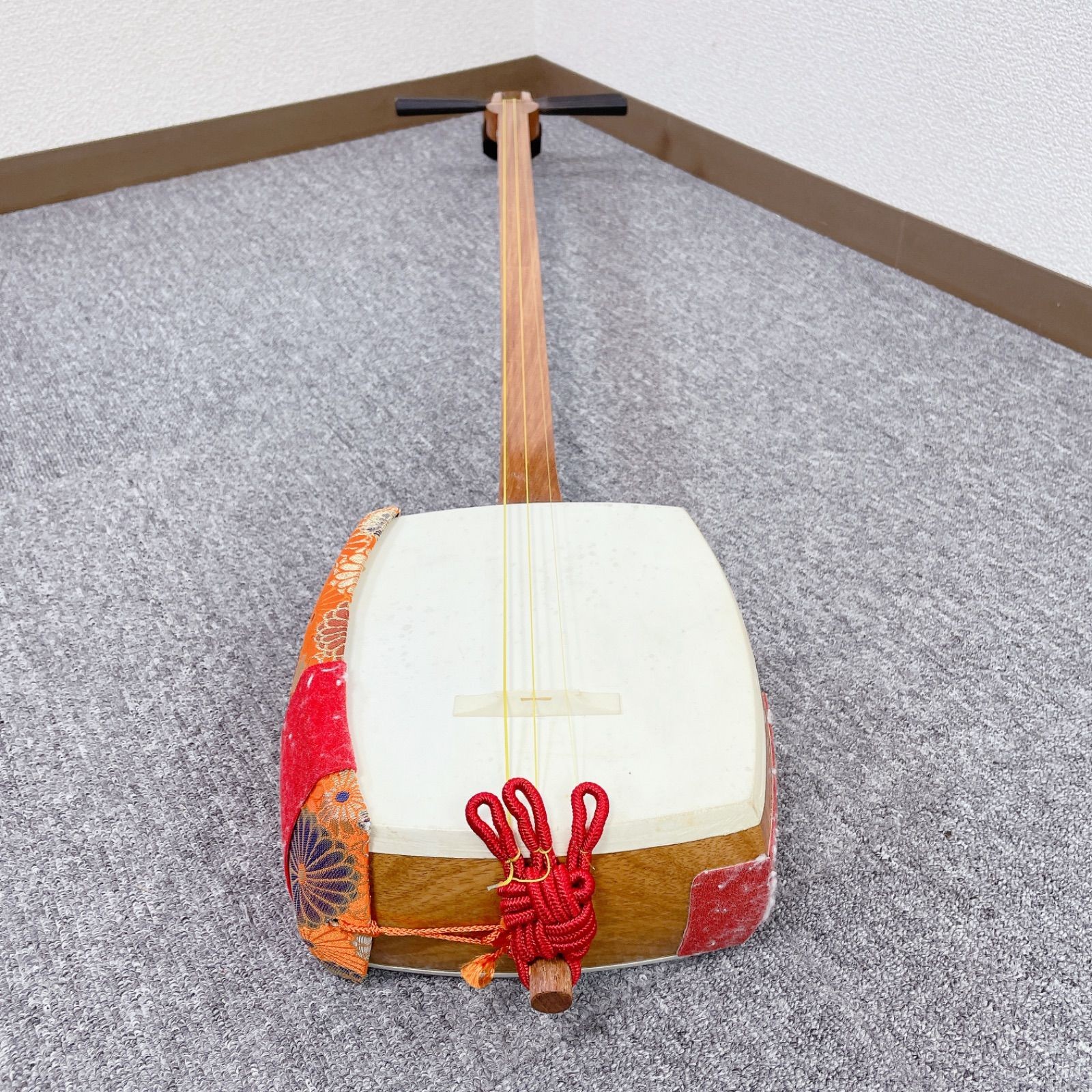 Hosozao Shamisen Japanese Traditional Musical Instrument with Case Set