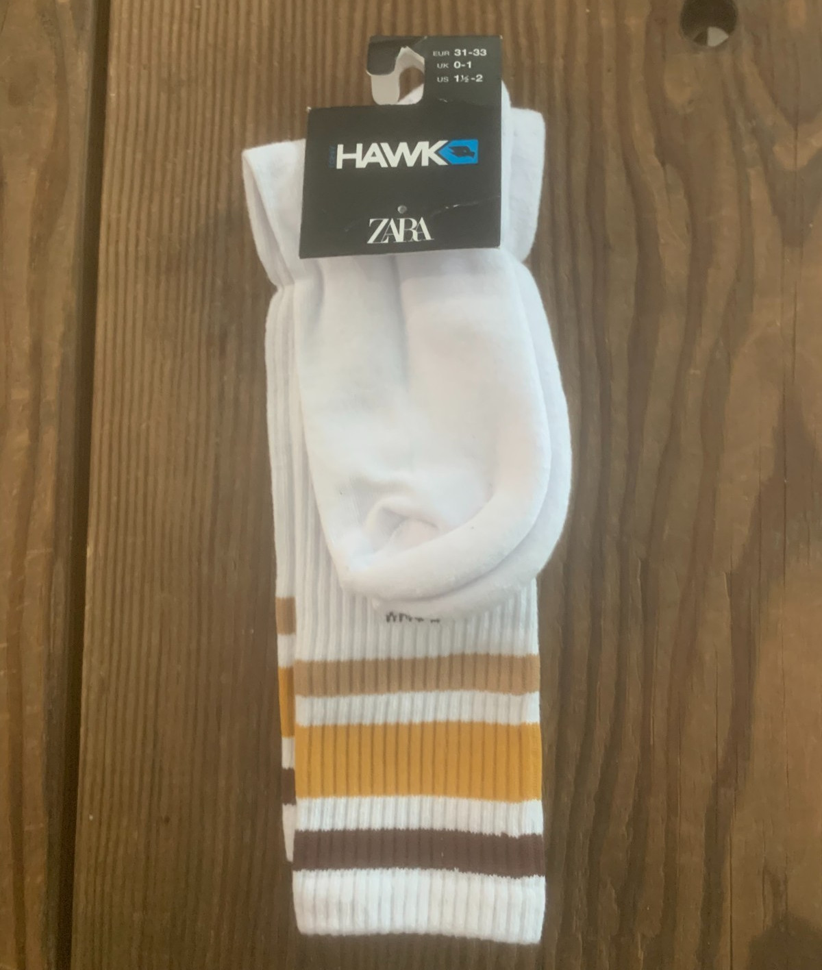 Zara Tony Hawk Unisex Crew Socks - Boys-1.5-2-Girls 3-3.5