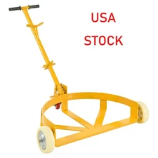 US Stock  Drum Dolly 1200lbs Capacity Oil Barrel Drum Roller Hand Cart 55 Gallon