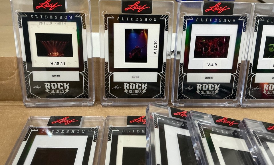 Slides That Look Like Rocks 2026 Leaf Slideshow Rush Film Cel Slide Rock Music LOT (11) TOTAL | eBay