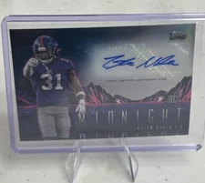 2024 Topps Midnight Tyler Nubin Rookie Horizons Signature Auto NY Giants RC SP 