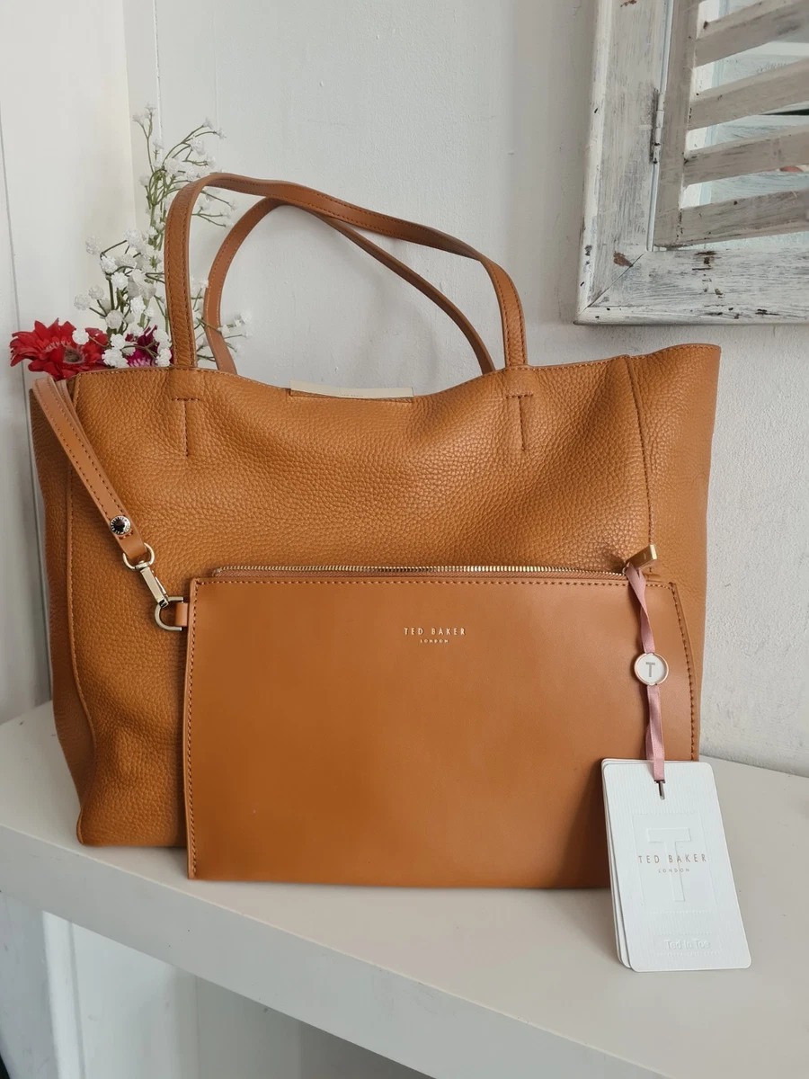 Ted Baker Sac shopper rouge vin pour femme - Wellma Croc Effect Icon