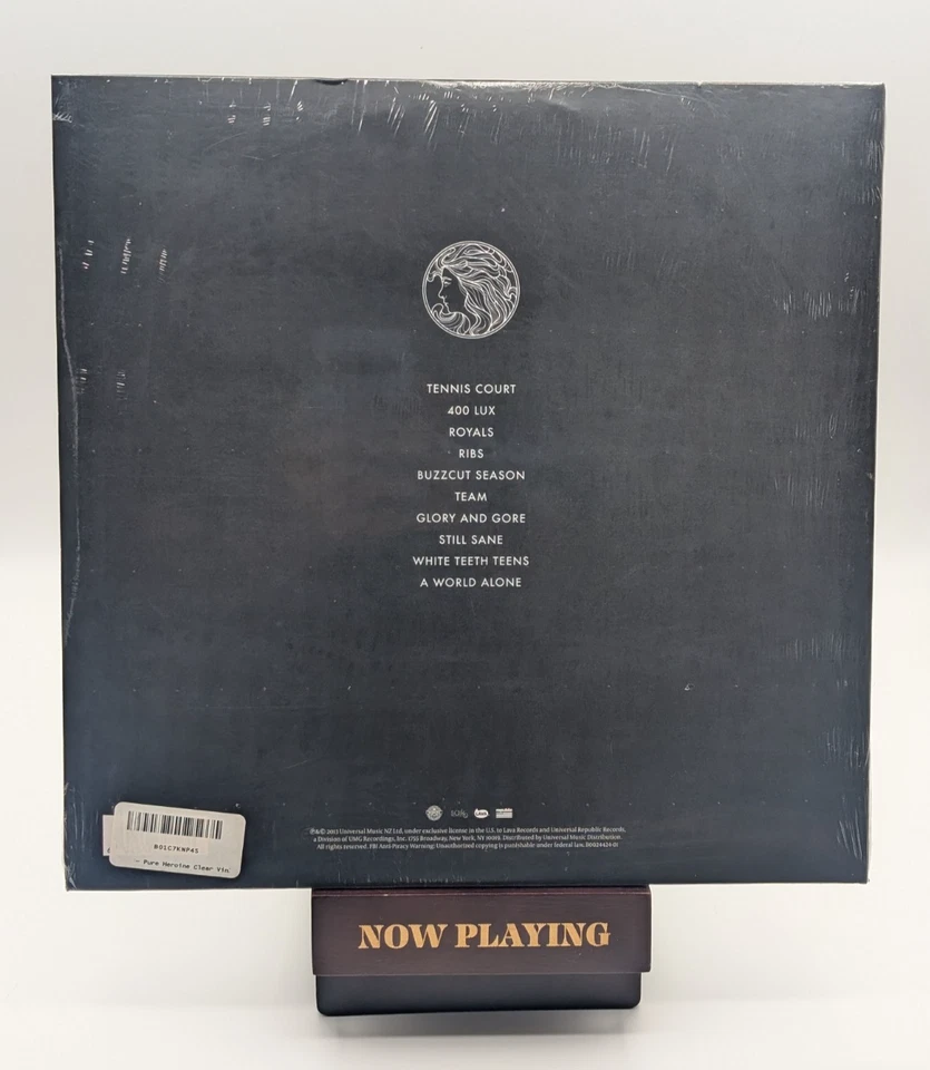 Lorde Pure Heroine LP Clear Vinyl Newbury Comics Limited /1500 NEW SEALED Foto 2 de 2