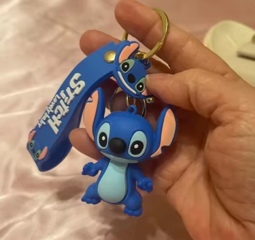 Disney Stitch Keychain Anime Pendant Sweet Angel - Picture 2 of 6