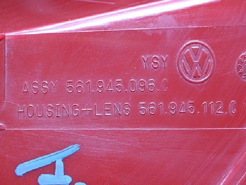 2011 Volkswagen Passat Rear,Right TailLight 561945096C - Picture 7 of 8